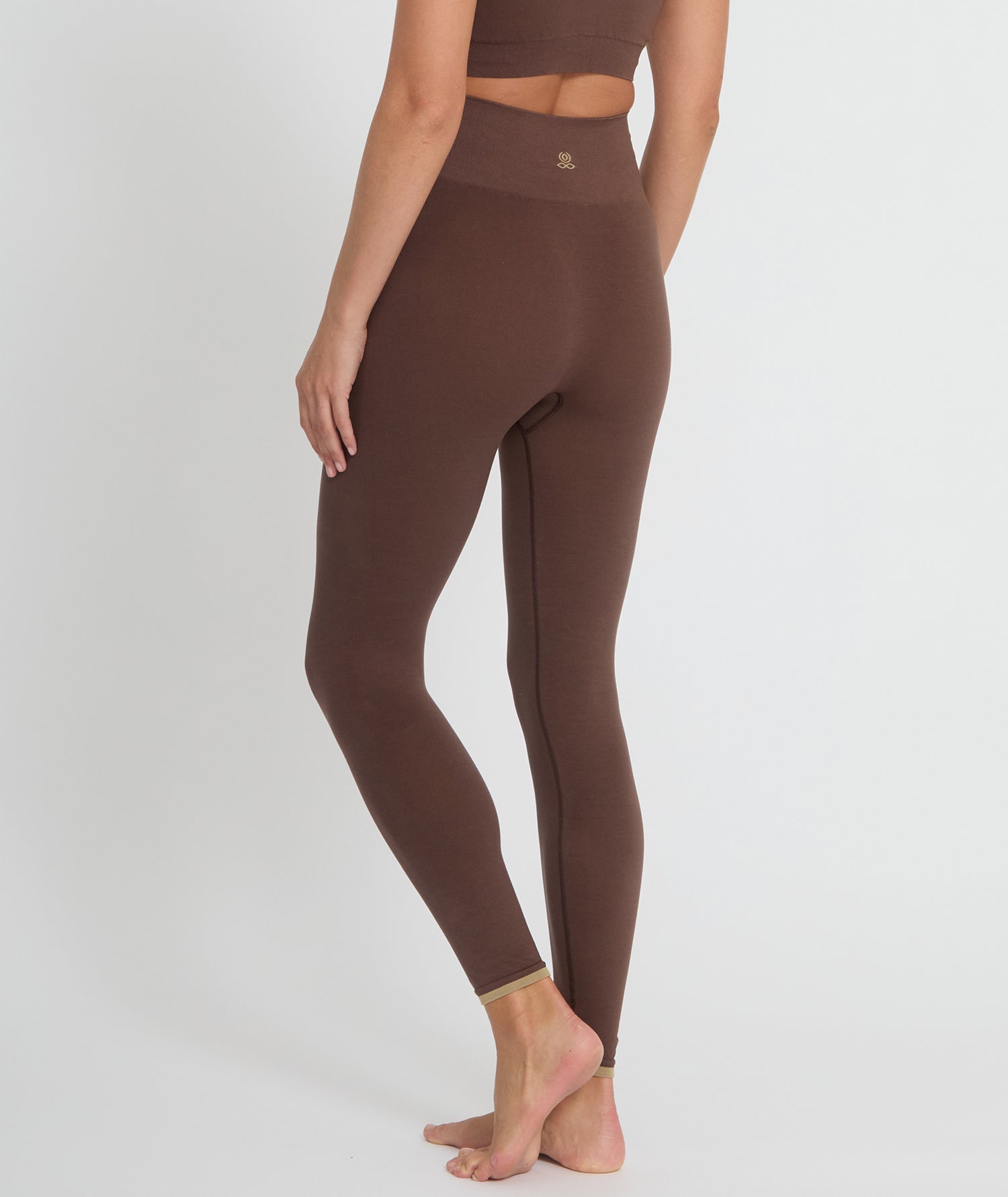 Legging Attache Marron