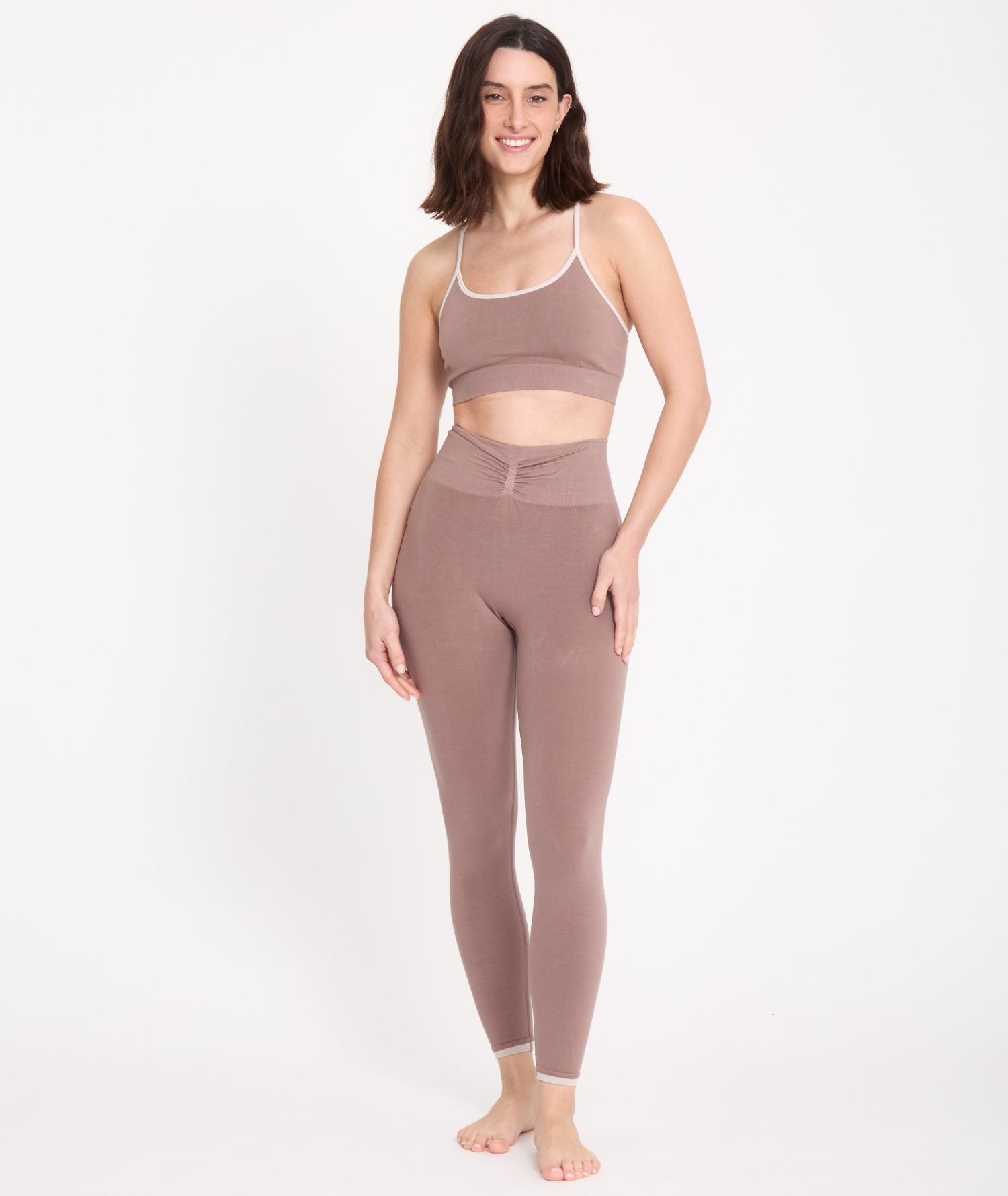 Legging Attache Bois de rose