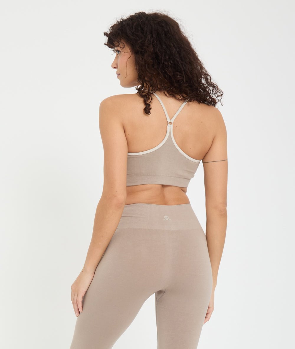 Brassière Voile Cacao