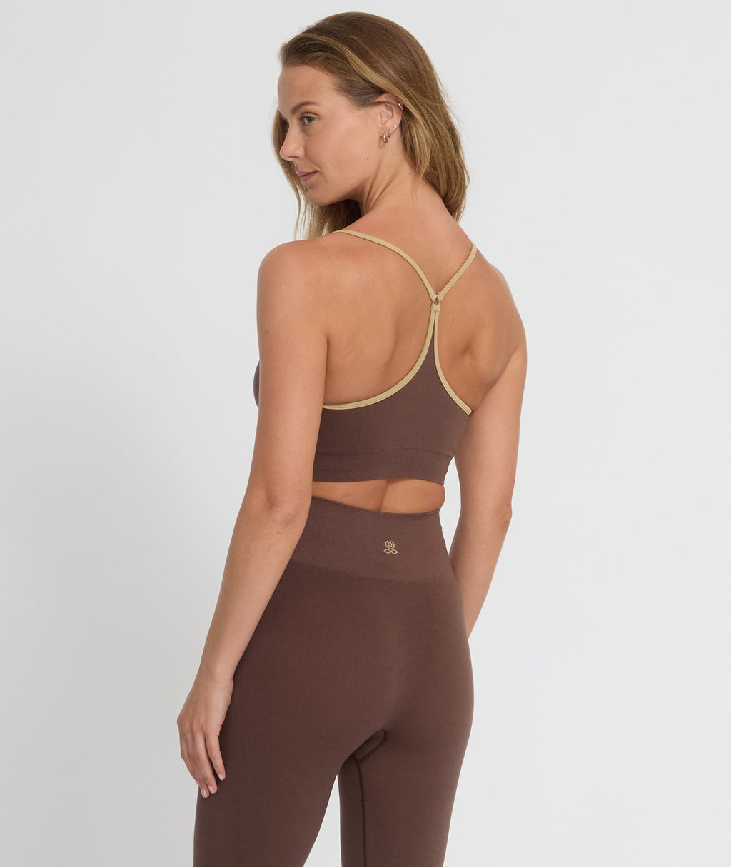 Brassière Voile Marron
