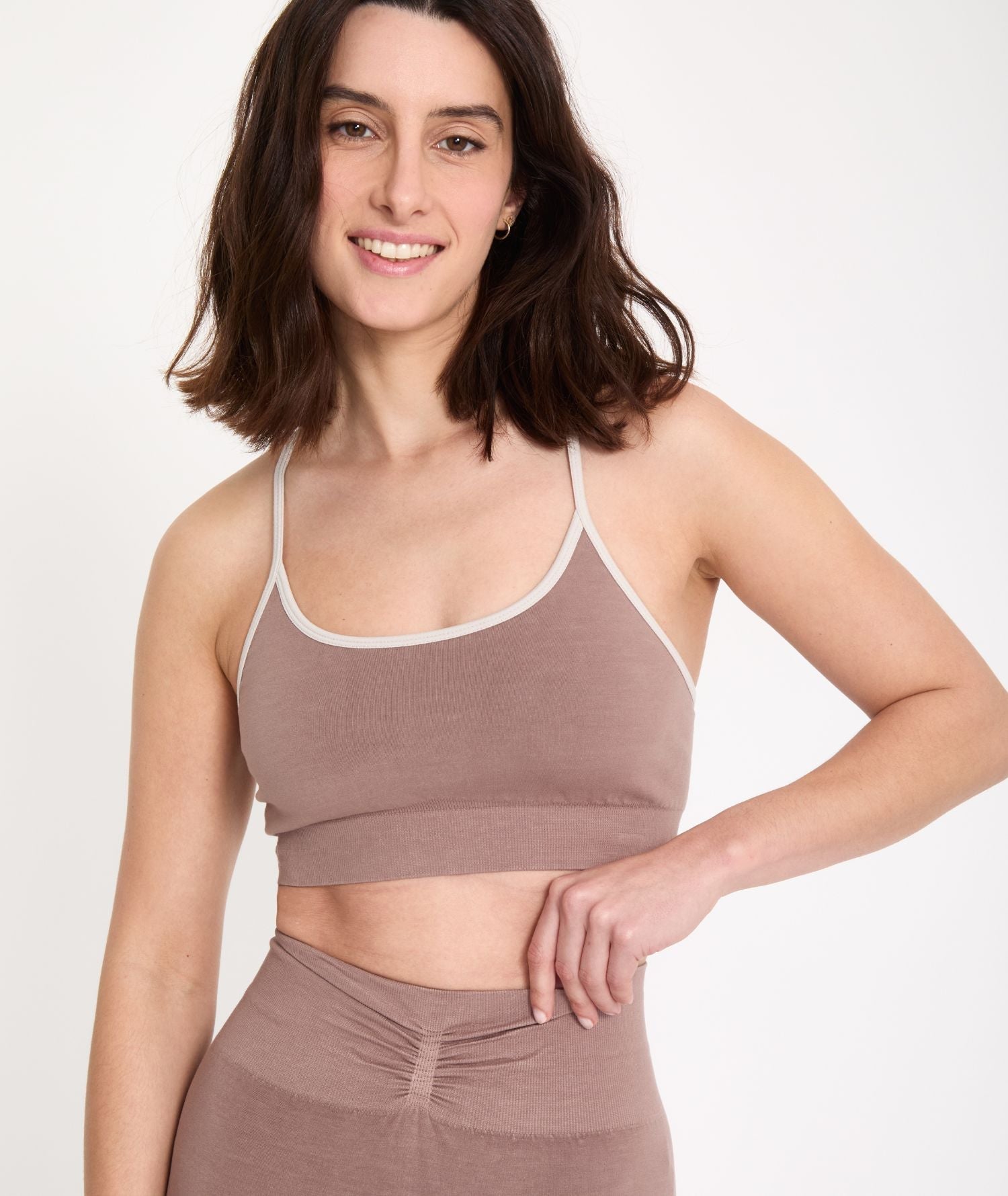 Brassière Voile Bois de rose
